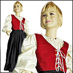 Children's Bodices, Skirts, Chemises, Dresses, Gown, Cape and Bloomers