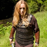 Celtic Lamellar Leather Armor - Black