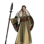 Astrid Dress - Dryad Green/Desert Beige