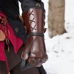 Leather Gauntlet for LARP - Brown Leather