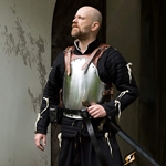 Mercenary Cuirass - Polished Steel and Leather