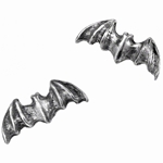 Bat Stud Earrings Steel Alchemy E186