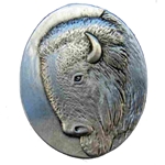 Pewter Bison Brooch 106.0641