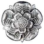 Pewter Tudor Rose Brooch 106.1152