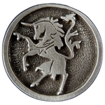 Rampant Unicorn Pin 116.0605