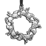 Bull Rider Cowboy Christmas Ornament