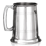 Pewter Tankard One Pint with Straight 2 Lines EP001