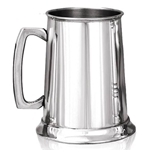 Pewter Tankard Plain Straight One Pint EP002