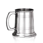 Pewter Tankard Half Pint with Straight 2 Lines HP001