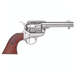 Colt 45 Peacemaker M1873 Nickel Finish Revolver Non Firing Replica,Colt 45 Peacemaker M1873 Nickel Finish Revolver Non Firing FD1186NQ