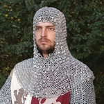 Riveted Aluminum Chainmail Armor Coif 26-300150