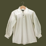 Renaissance Cotton Shirt with Collar White XXL GB3031