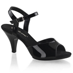 Black Ankle Strap Dress Sandals