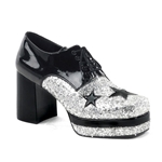 Men's Glamrock Glitter Platform Shoes