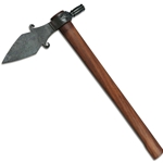 Fleur-De-Lys Tomahawk - Antiqued Steel Pipe