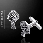Undying Love of a Divine Celtic Cross Cufflinks 52-CL043