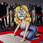 Awards Night Photo Prop, 3-Feet 1-In by 25-In