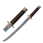Braided Leather Samurai Wakizashi 62-2028