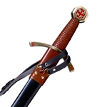 Knight's Templar Sword with Scabbard and Belt