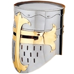 Crusader’s Pot Helm – 18 Gauge - Flat Top Great Helm
