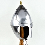 Conical Spangenhelm – 16 and 18 Gauge Steel,Arthurian Ages Helm Deluxe AH-3842