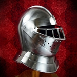 English Tourney Close Helm - SCA Helmet - 14 Gauge