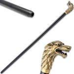 United Cutlery - Brass Wolf Cane
