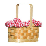 Gingham Basket