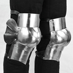 Knee Armor Set / Poleyns - 16 Gauge Steel