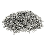 Loose Chainmail Rings - Aluminum Round Ring Dome Riveted 10mm