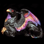 Female Griffin Sculpture Black Sunset