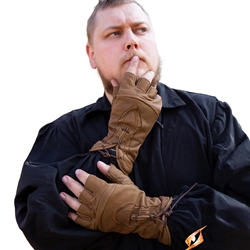 Leather Theif Gloves - Brown