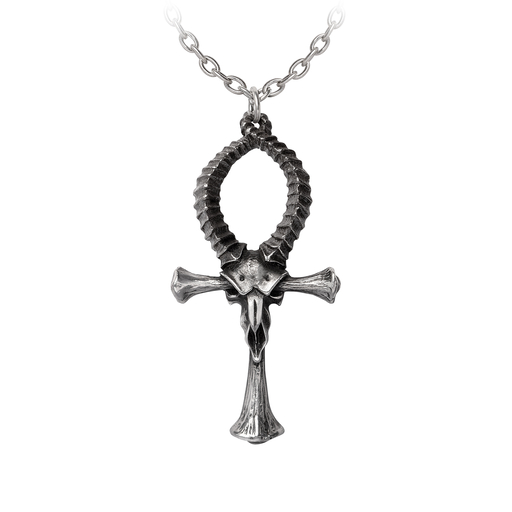 Ankh of Ammon Neckwear - Pendant Pewter Alchemy P973