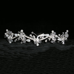 Pearl Waves Tiara with Rings