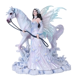 Winter Wings Fairy Statue by Nene Thomas