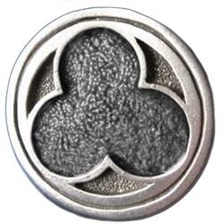 Trefoil Pewter Pin