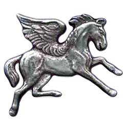 Pegasus Pewter Pin