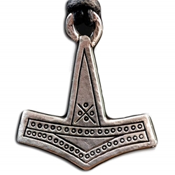 Thor's Hammer Pewter Pendant