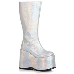 Stack Platform Knee Boots – 5" Chunky Heel Platform Boot