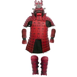 Samurai - Complete Leather Armor - Red