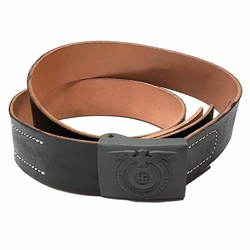 German WWII Waffen SS Pistol Belt and Buckle Repro 803145