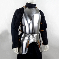 15th Century Gothic Torso Armor with Tassets – 18 Gauge
