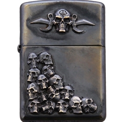 Bastinelli Creations - Skulls Zippo Lighter Single BAS231S