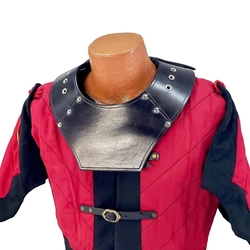 Medieval Leather Gorget – LARP, Ren Faire Neck & Chest Armor