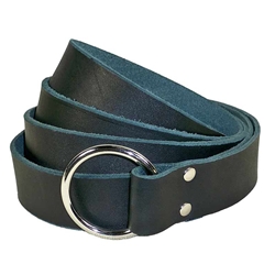 Medieval Ring Belt: Handmade Top-Grain Leather for Renaissance Faire, SCA and LARP