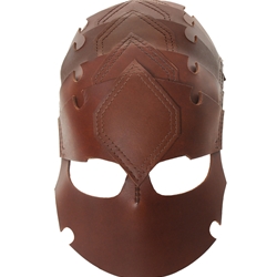 India Made - Leather Viking Spine Helmet PA910997