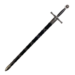 Excalibur Sword w/Scabbard, Nickel Finish SD4170NQ