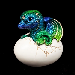Hatching Dragon Version 2 – Emerald Peacock